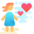 Woman Falling in Love icon