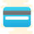 Lato posteriore della carta bancaria icon