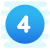 4 в закрашенном кружке icon
