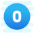 0 Circled icon