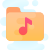 Папка с музыкой icon