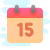 Kalender 15 icon