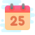 Calendrier 25 icon