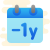 Минус 1 год icon