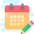 Editar calendário icon