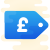 Preisschild Pfund icon