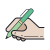 Hand With Pen icon