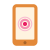 Écran tactile smartphone icon