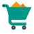 Carrito de la compra cargado icon