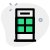 Pay telephone service cabin isolated on a white background icon