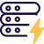 Powering up server system compatible with low energy efficient icon