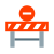 Road Closure icon