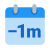 Минус 1 месяц icon