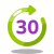 30 進める icon