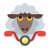 Sheep on Bike icon