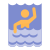 Плавание, вид сзади icon