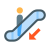 Escalator descendant icon