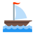 Kleines Segelschiff icon