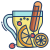 Hot Tea With Lemon And Thyme icon