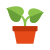 Plante en pot icon