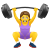 Woman Lifting Weights icon
