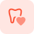 Favorite dentist to visit isolated on a white background icon