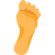 parte del cuerpo del pie icon