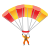 Fallschirm-Emoji icon