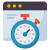 Page speed optimization icon
