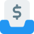 Online money transfer icon