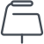 podio con lampada icon