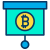 Presentation about Bitcoin icon