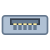 Micro USB A icon