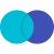 Mengendiagramm Differenzmenge rechts icon