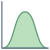 Histograma de distribución normal icon