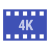 4K icon