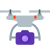 Drone con fotocamera icon