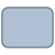 Rectangle arrondi icon