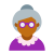 Donna anziana tipo di pelle 6 icon