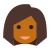 User Female Skin Type 6 icon