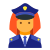 Policier Femme icon