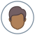 Circled User Male Skin Type 6 icon