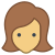 User Female Skin Type 4 icon