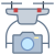 Drone con fotocamera icon