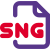 SNG document files can be used for playing music using a dedicated software tools icon