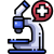 外部显微镜-医院-justicon-线性-彩色-justicon icon