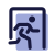 Notausgangsschild icon