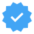 emblema de verificação do instagram icon