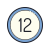 12 cerchiati icon
