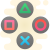 pulsanti della playstation icon